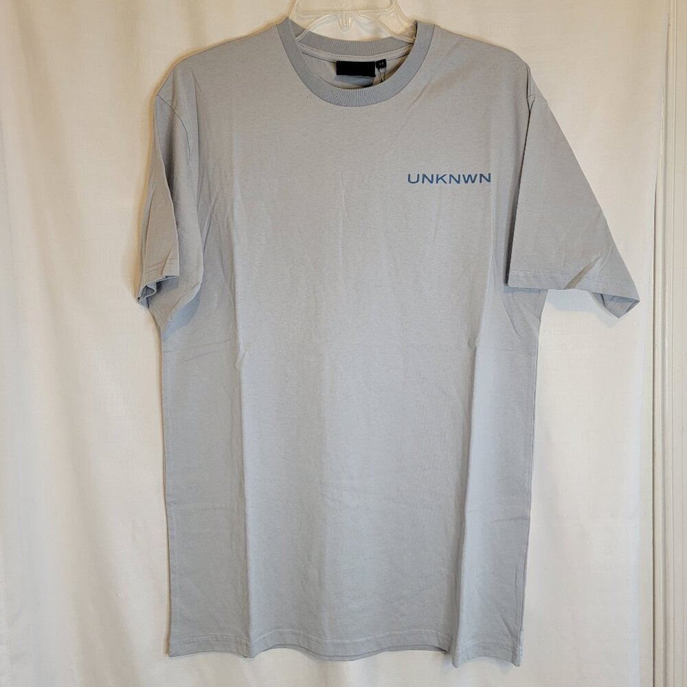 UNKNWN LeBron James Men's Legacy Boxy T-Shirt Gray/Blue MED New With Tags